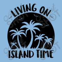 Living On Island Time Palm Trees And Sunset Black Youth Tee | Artistshot