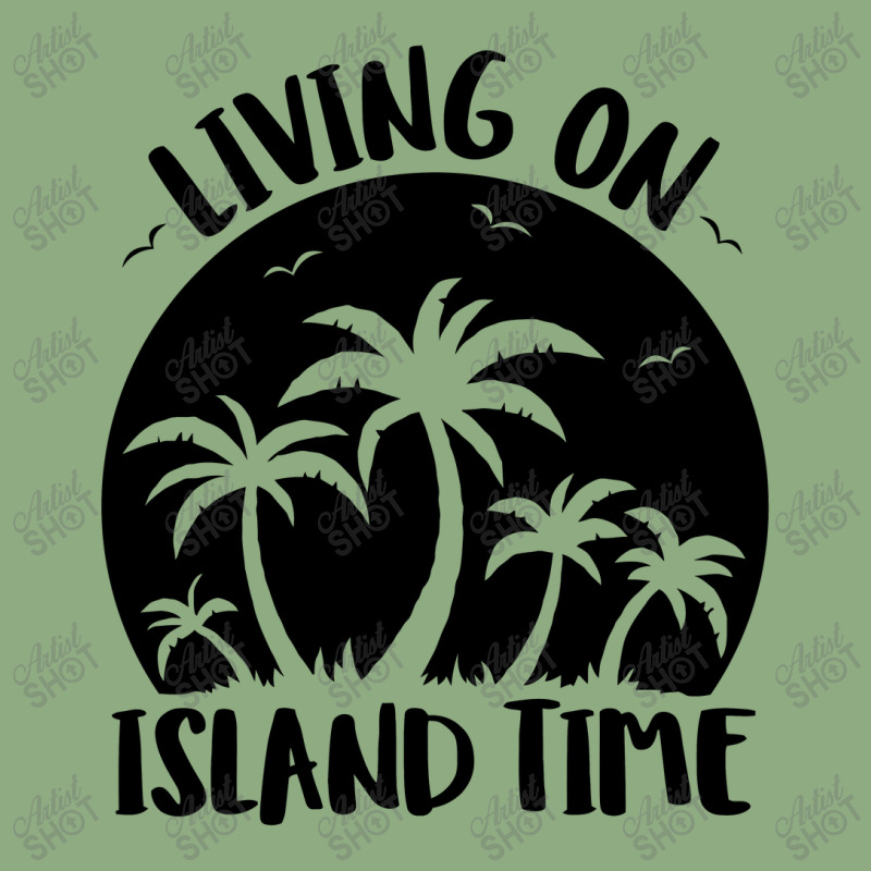 Living On Island Time Palm Trees And Sunset Black Baby Bibs by satekiong | Artistshot