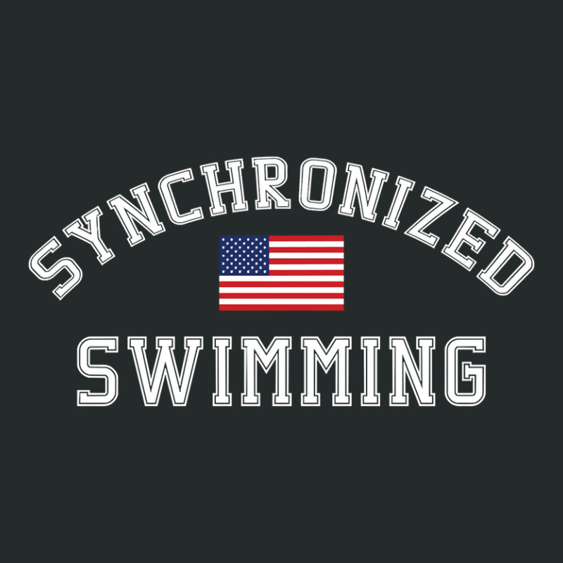 American Flag Synchronized Swimming Long Sleeve Shirt Long Sleeve T Sh Women's Triblend Scoop T-shirt by sieuduong86 | Artistshot