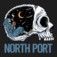 North Port T  Shirt Chilling Skeleton North Port T  Shirt Classic T-shirt | Artistshot