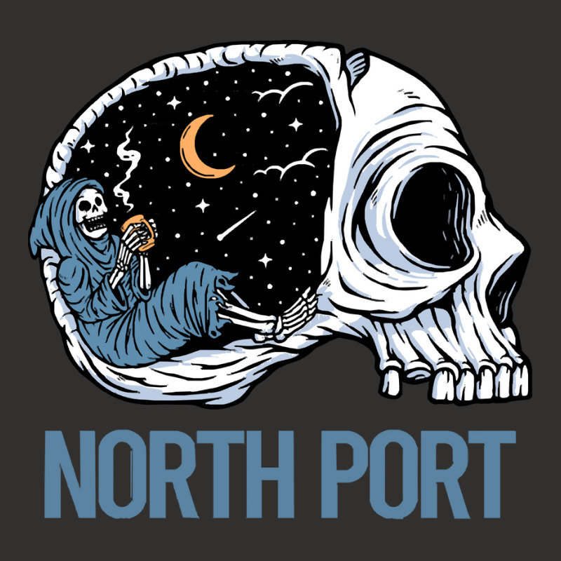 North Port T  Shirt Chilling Skeleton North Port T  Shirt Champion Hoodie | Artistshot