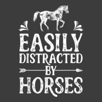 Horse Girl Easily Distracted By Horses Horseback Riding Farm T Shirt Men's Polo Shirt | Artistshot