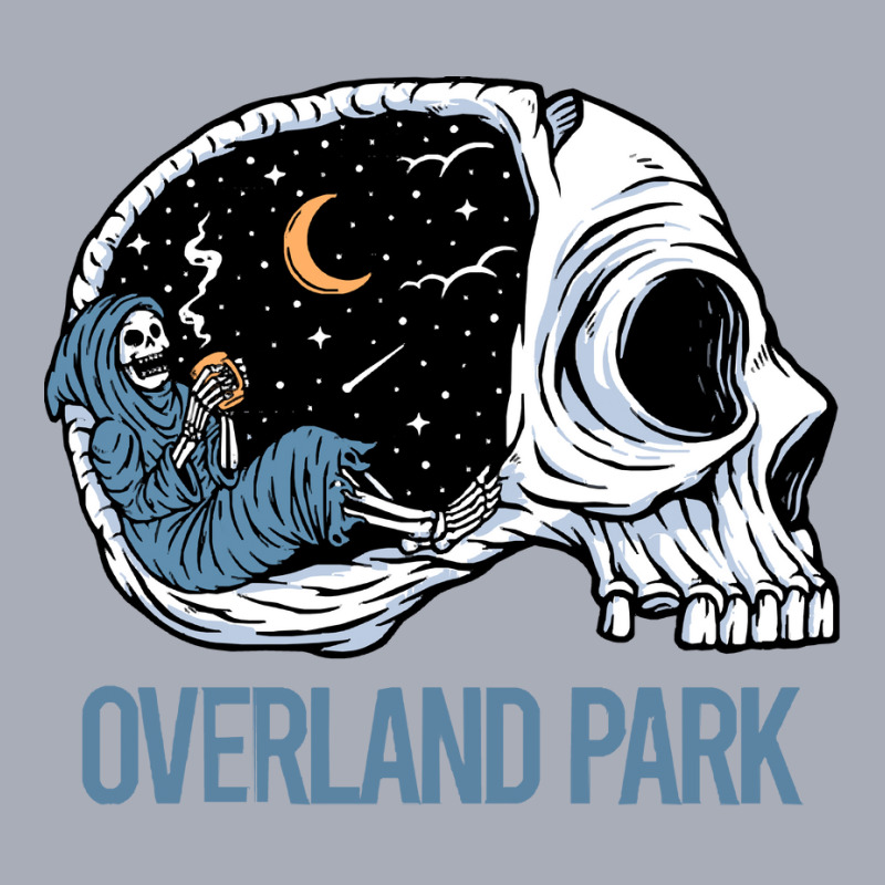 Overland Park T  Shirt Chilling Skeleton Overland Park T  Shirt Tank Dress by lizardgasp | Artistshot