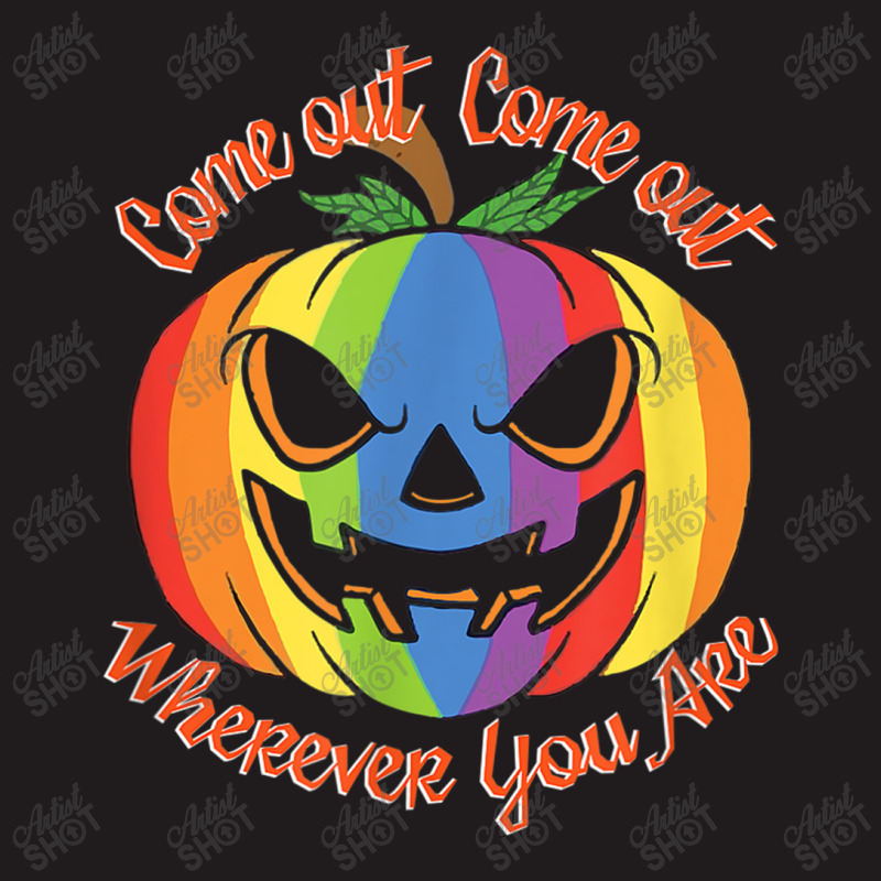 Come Out Wherever You Are   Gay Pride Shirt   Gay Halloween Waist Apron | Artistshot