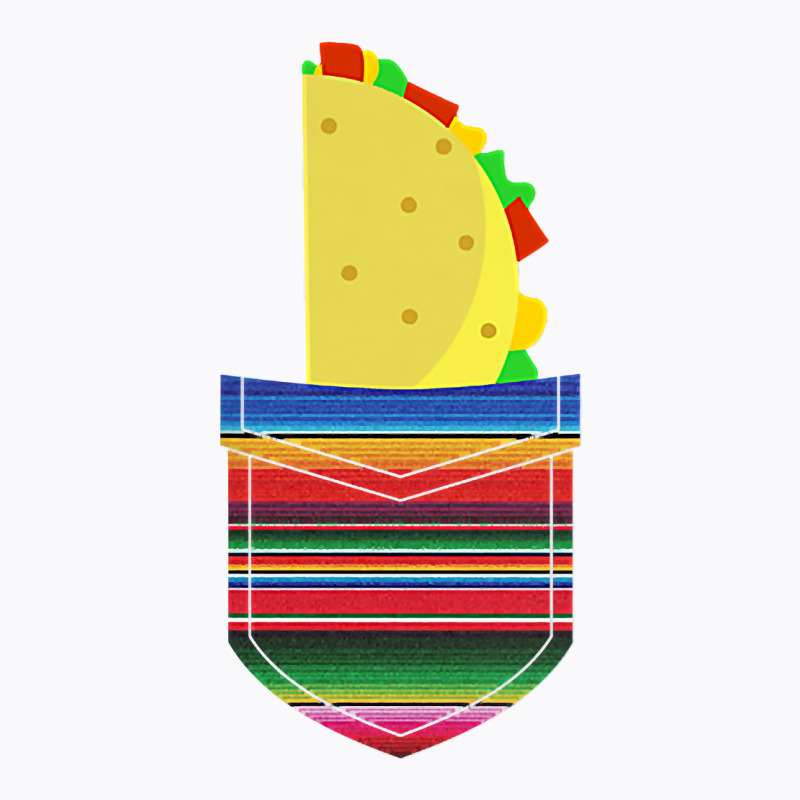 Taco Blanket Pocket Serape Mexican Fiesta Apparel T Shirt T-shirt | Artistshot