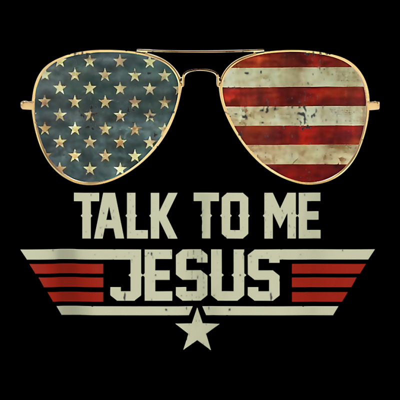 Talk To Me Jesus Shirt Us Flag Christian Usa Sunglasses Tank Top Lightweight Hoodie | Artistshot