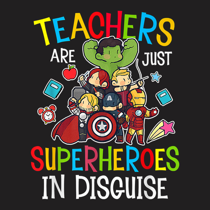 Teachers Are Superheroes Funny Back To School Teacher Gifts Premium T T-shirt | Artistshot