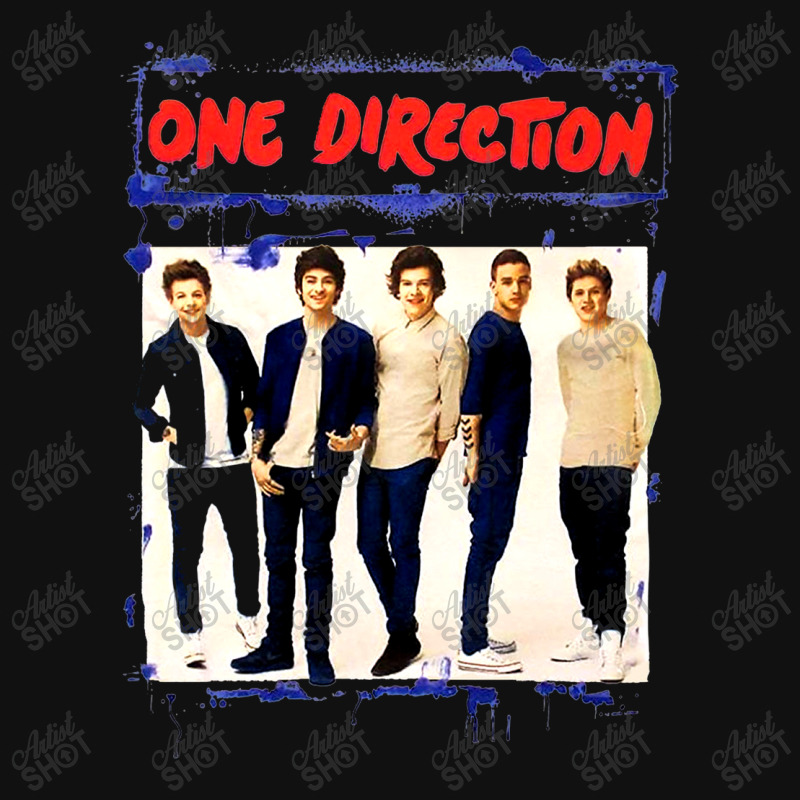 Spray Paint Blue 1 Direction Landscape Canvas Print | Artistshot