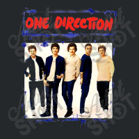 Spray Paint Blue 1 Direction Crewneck Sweatshirt | Artistshot