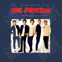 Spray Paint Blue 1 Direction Ladies Denim Jacket | Artistshot