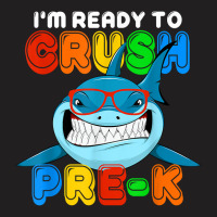 I'm Ready To Crush Pre K Funny Shark Sunglasses Boys Girls T Shirt T-shirt | Artistshot