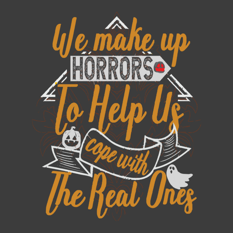 Halloween Funny Costume T  Shirt We Make Up Horrors To Help Us Cope Wi Men's Polo Shirt | Artistshot