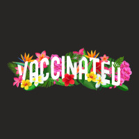 I'm Vaccinated Floral Pro Vaccination Summer Vaccine Gift T Shirt Ladies Fitted T-shirt | Artistshot