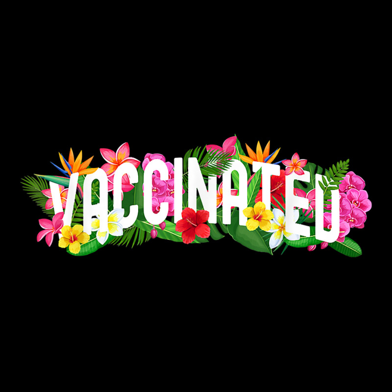 I'm Vaccinated Floral Pro Vaccination Summer Vaccine Gift T Shirt Youth Zipper Hoodie by sabadmscoastlw | Artistshot