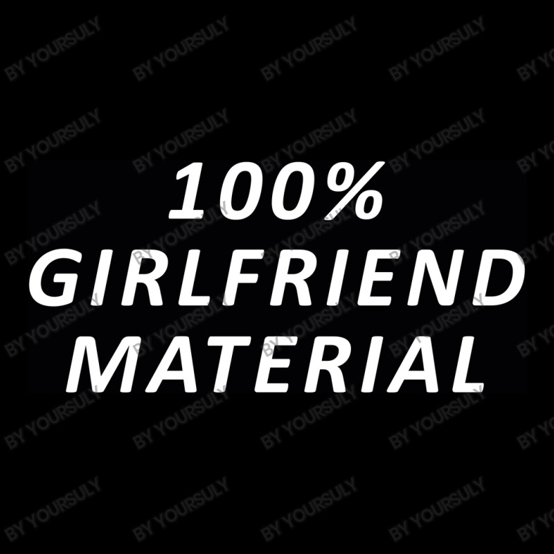 100 Percent Girlfriend Material Youth Hoodie by yoursuly | Artistshot