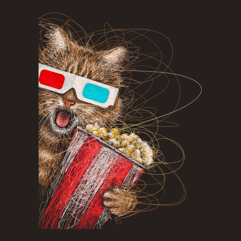 Cinema Cat Tank Top | Artistshot