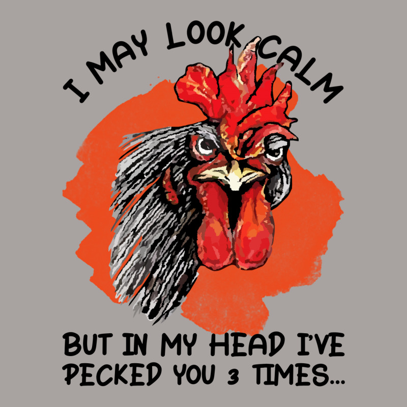 I May Look Calm Racerback Tank by autlu2024 | Artistshot