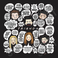 Friends Tv Lines T-shirt | Artistshot