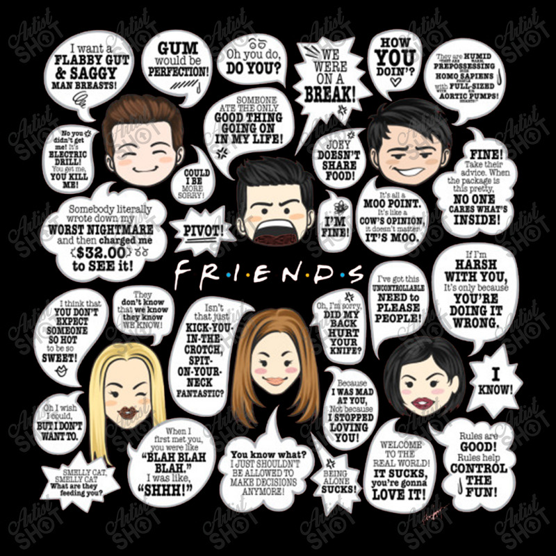 Friends Tv Lines Lightweight Hoodie | Artistshot