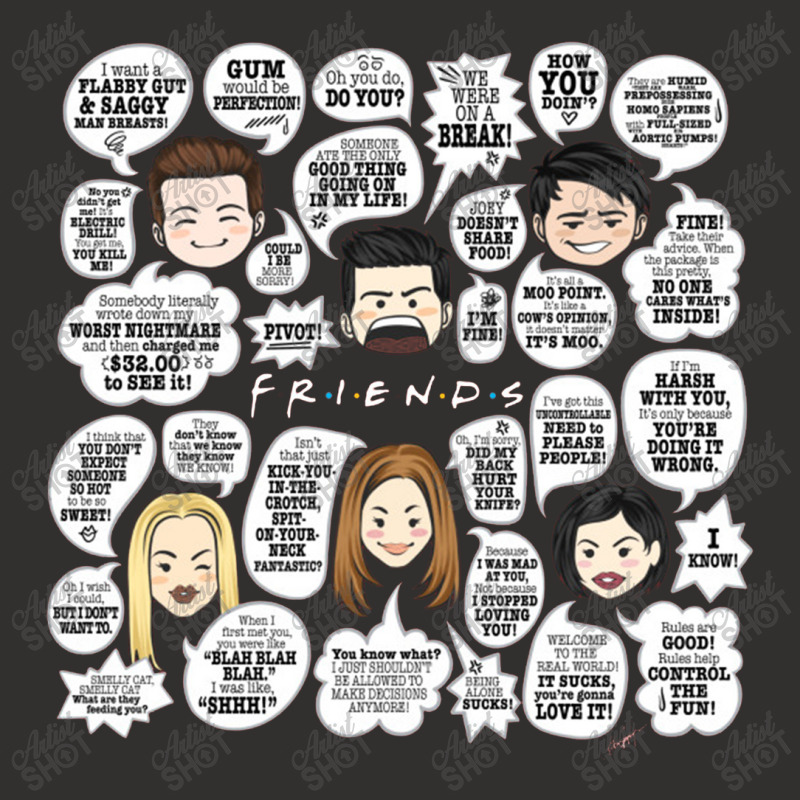 Friends Tv Lines Champion Hoodie | Artistshot