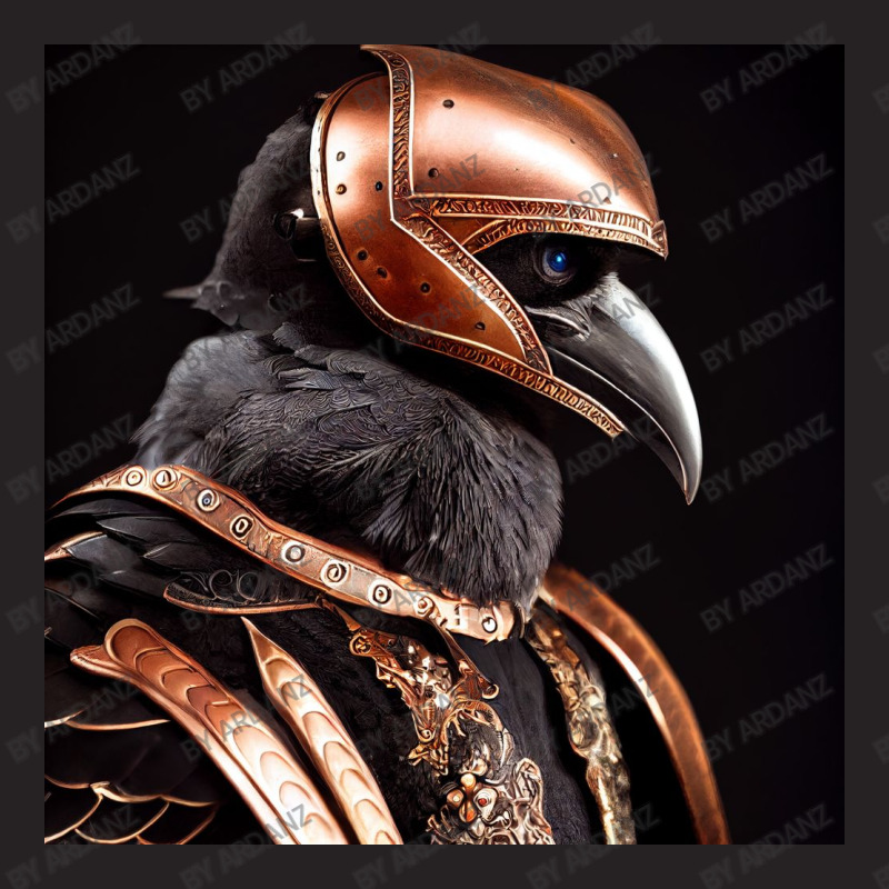 A Raven Wearing Copper, Armour And Helm Vintage Cap by ardanz | Artistshot