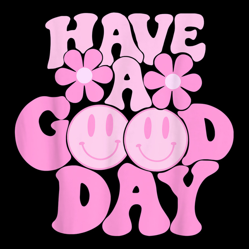 Have A Good Day Retro Smile Face Happy Face Preppy Aesthetic Lettering  T-Shirt Stock Vector