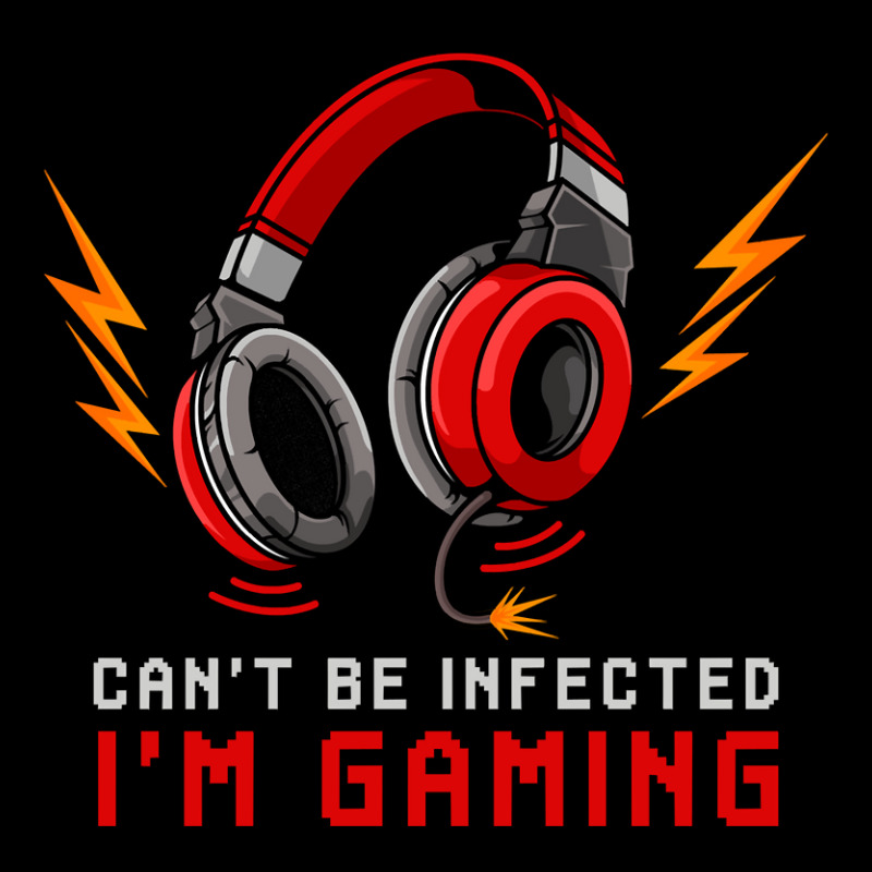 Can T Be Infected I M Gaming  Gamer Video Games Online Pullover Kids Cap | Artistshot