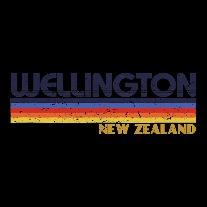 Wellington, New Zealand   Retro Vintage City Shirt T Shirt Zipper Hoodie | Artistshot