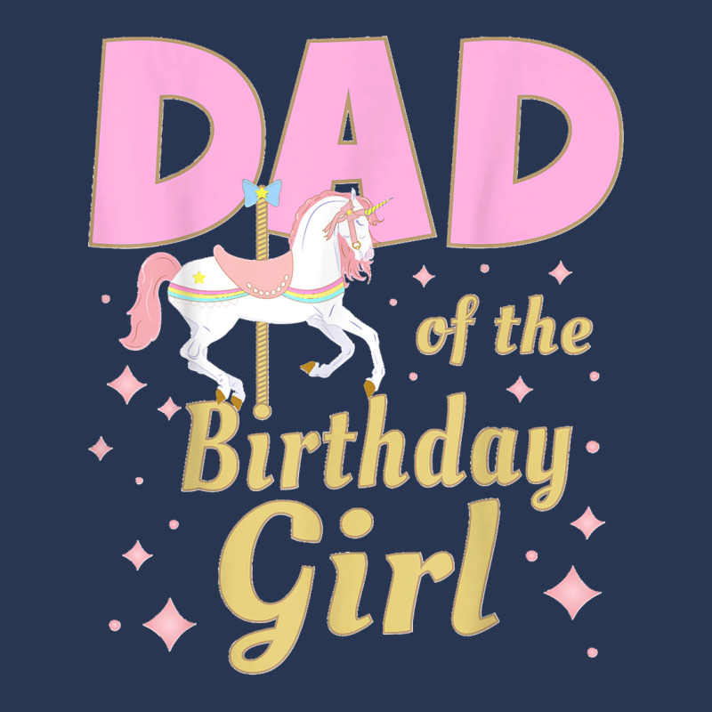 Mens Carousel Party Family Matching Dad 1st First Birthday Girl Men Denim Jacket | Artistshot