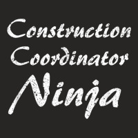 Construction Coordinator Tshirt Job Occupation Work Title T Shirt Ladies Fitted T-shirt | Artistshot