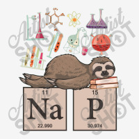 Funny Chemistry Sloth Art Gift Portrait Canvas Print | Artistshot