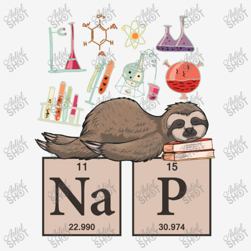 Funny Chemistry Sloth Art Gift Portrait Canvas Print | Artistshot