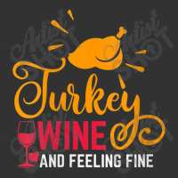 Womens Turkey Wine & Feeling Fine Funny Thanksgiving Family Gifts V Ne Baby Bodysuit | Artistshot