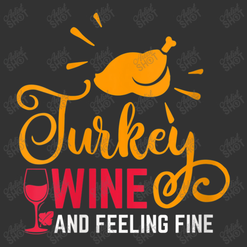 Womens Turkey Wine & Feeling Fine Funny Thanksgiving Family Gifts V Ne Baby Bodysuit | Artistshot