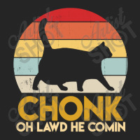 Funny Fat Cats Chonk Oh Lawd He Comin Vintage Retro Sunset Unisex Hoodie | Artistshot