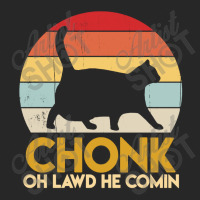 Funny Fat Cats Chonk Oh Lawd He Comin Vintage Retro Sunset Men's T-shirt Pajama Set | Artistshot