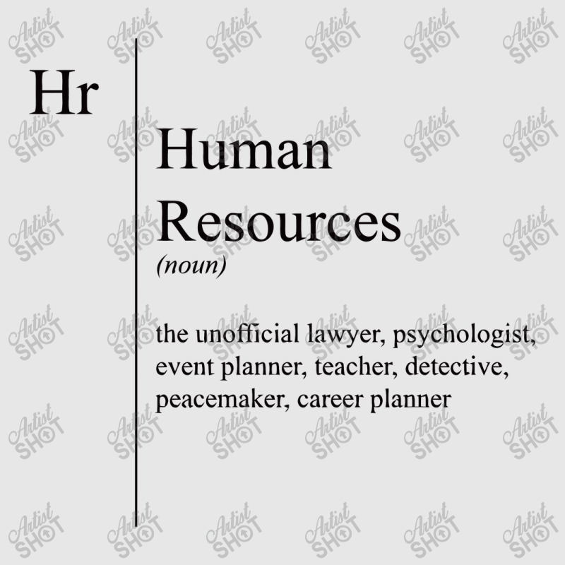 Funny Human Resources Description Hoodie & Jogger Set | Artistshot