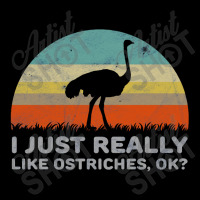 Funny I Just Really Like Ostriches Ok For Ostrich Lover Design Zipper Hoodie | Artistshot