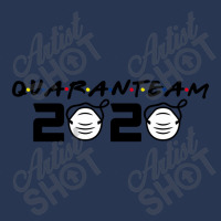 Funny Quarantined Friend Team Men Denim Jacket | Artistshot