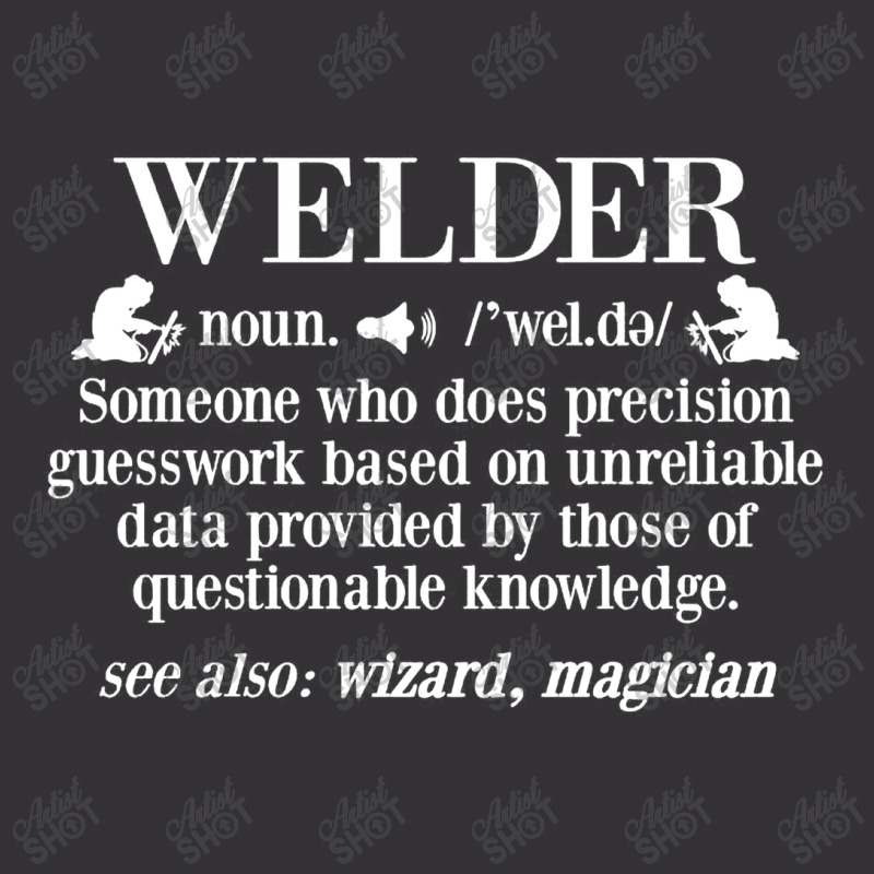 Funny Welder Noun Wizzard Magician Welding Welders Vintage Hoodie | Artistshot