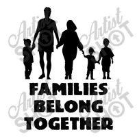 Families Belong Together V-neck Tee | Artistshot