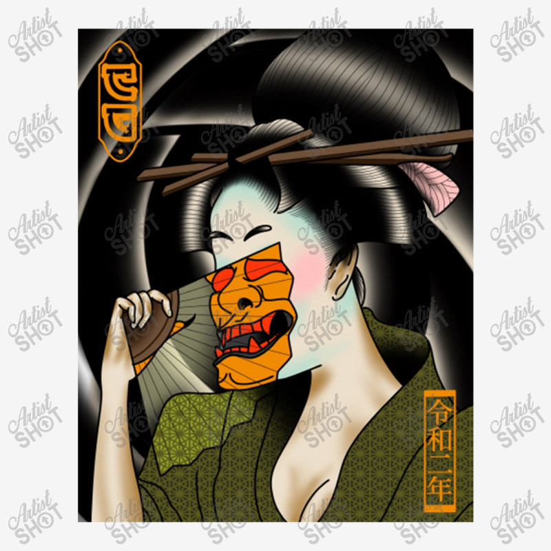 Geisha 2 Drawstring Bags | Artistshot