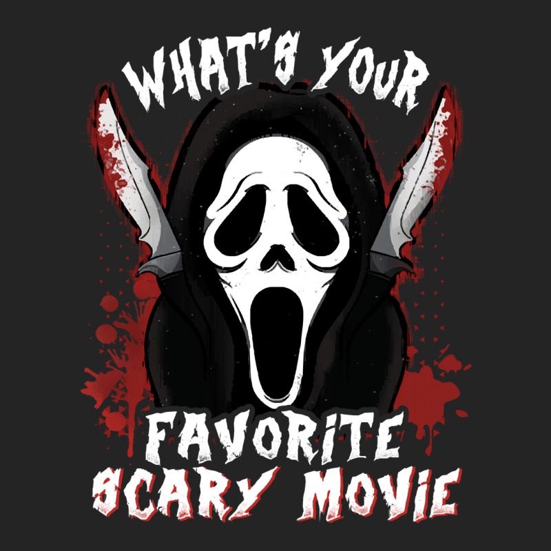 Whats Your Scary Movie T  Shirt Funny What's Your Scary Movie Hallowee 3/4 Sleeve Shirt | Artistshot