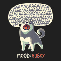 Mood Husky  Funny Siberian Dog Howling Premium Ladies Polo Shirt | Artistshot