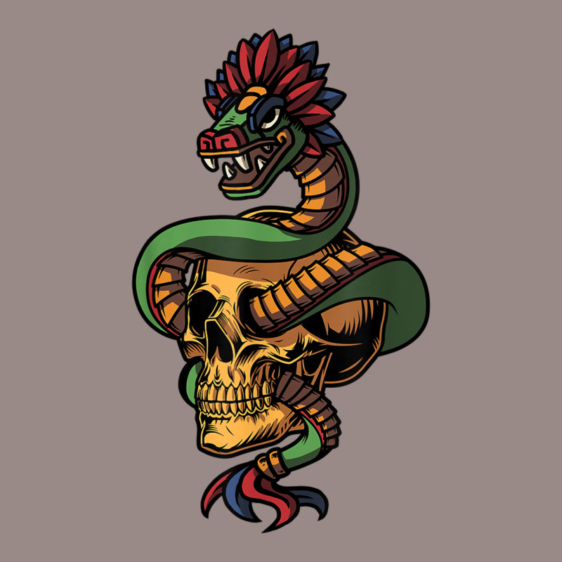 Quetzalcoatl Skull Aztec Feathered Serpent Mayan Inca T Shirt Vintage T-Shirt by KaseeDheera | Artistshot