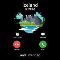 Iceland Is Calling And I Must Go Funny Iceland T Shirt Lightweight Hoodie | Artistshot