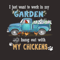 I Just Want To Work In My Garden And Hang Out Chicken 99 Racerback Tank | Artistshot