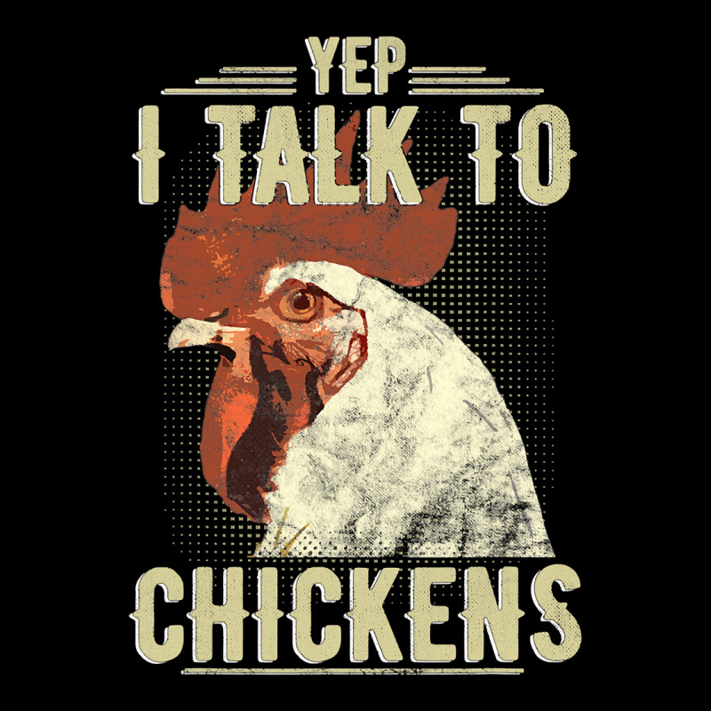 Yep Im Talk Chickens Funny Chicken Animal Distressed Style 13 V-neck Tee | Artistshot