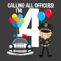 Calling All Officers Police Car 4th Birthday Boy 4 Year Old T Shirt Men's Polo Shirt | Artistshot