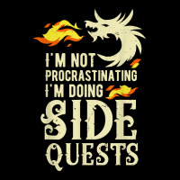 I'm Not Procrastinating I'm Doing Side Quests Funny Dragon T Shirt Youth Jogger | Artistshot